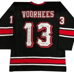 Friday the 13th Autographed XL Jason Voorhees Hockey Jersey